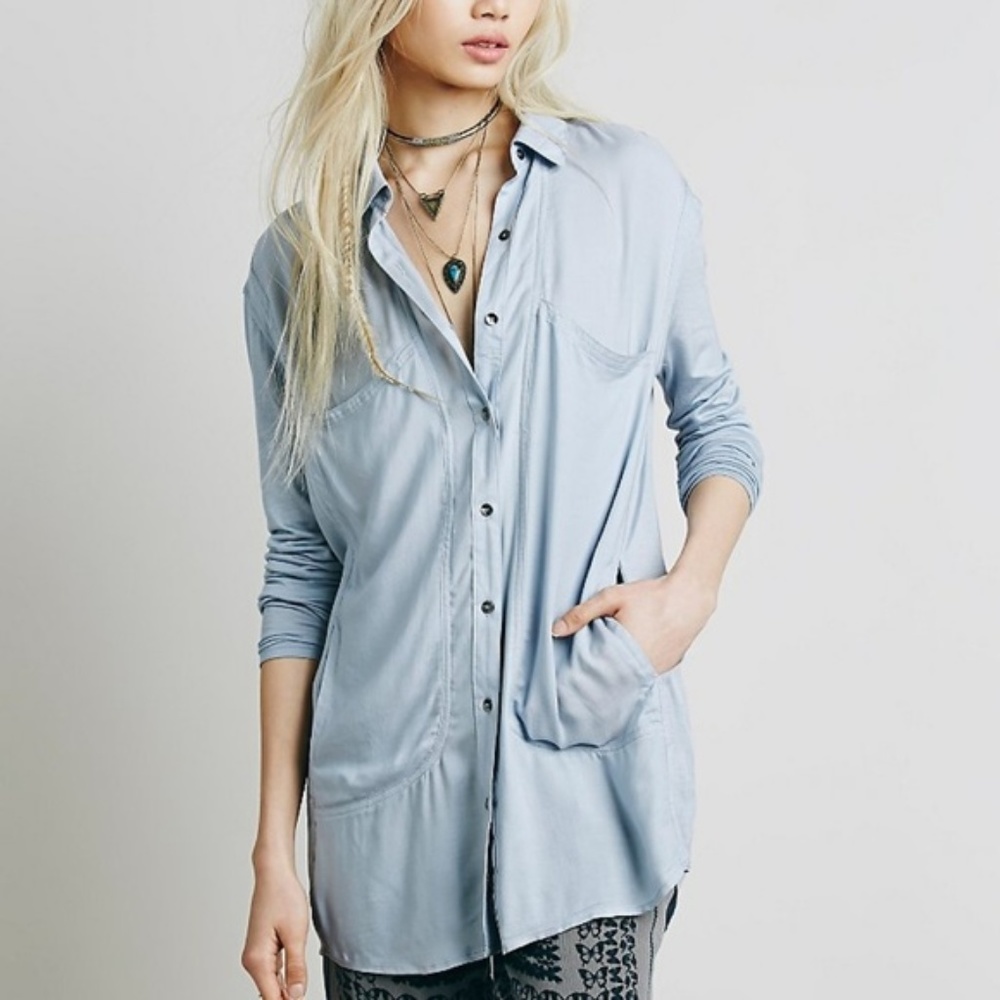 {Free People} Breakfast in Bed Buttondown